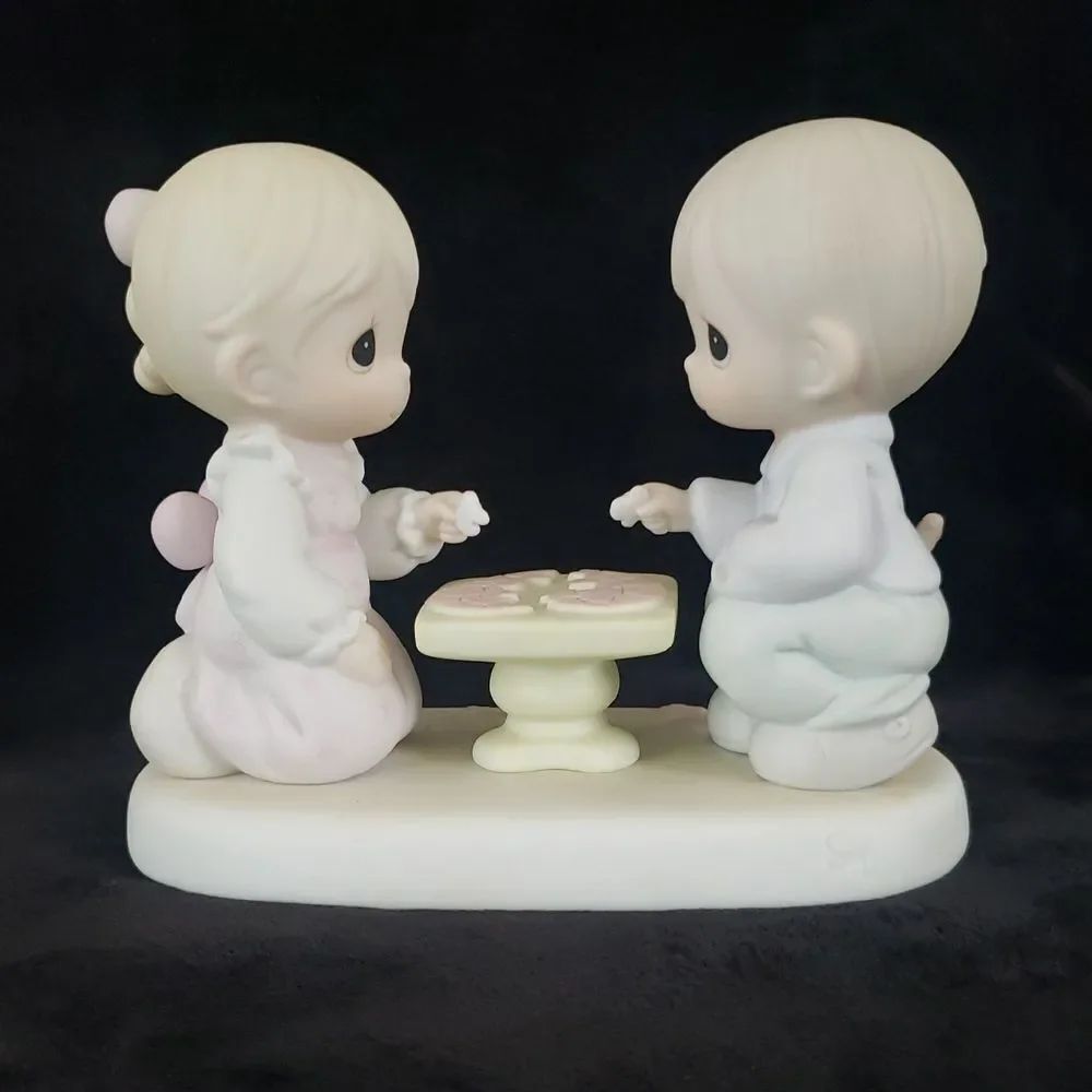 Vintage Precious Moments "Let's Put the Pieces Together" Figurine #525928 (1997)